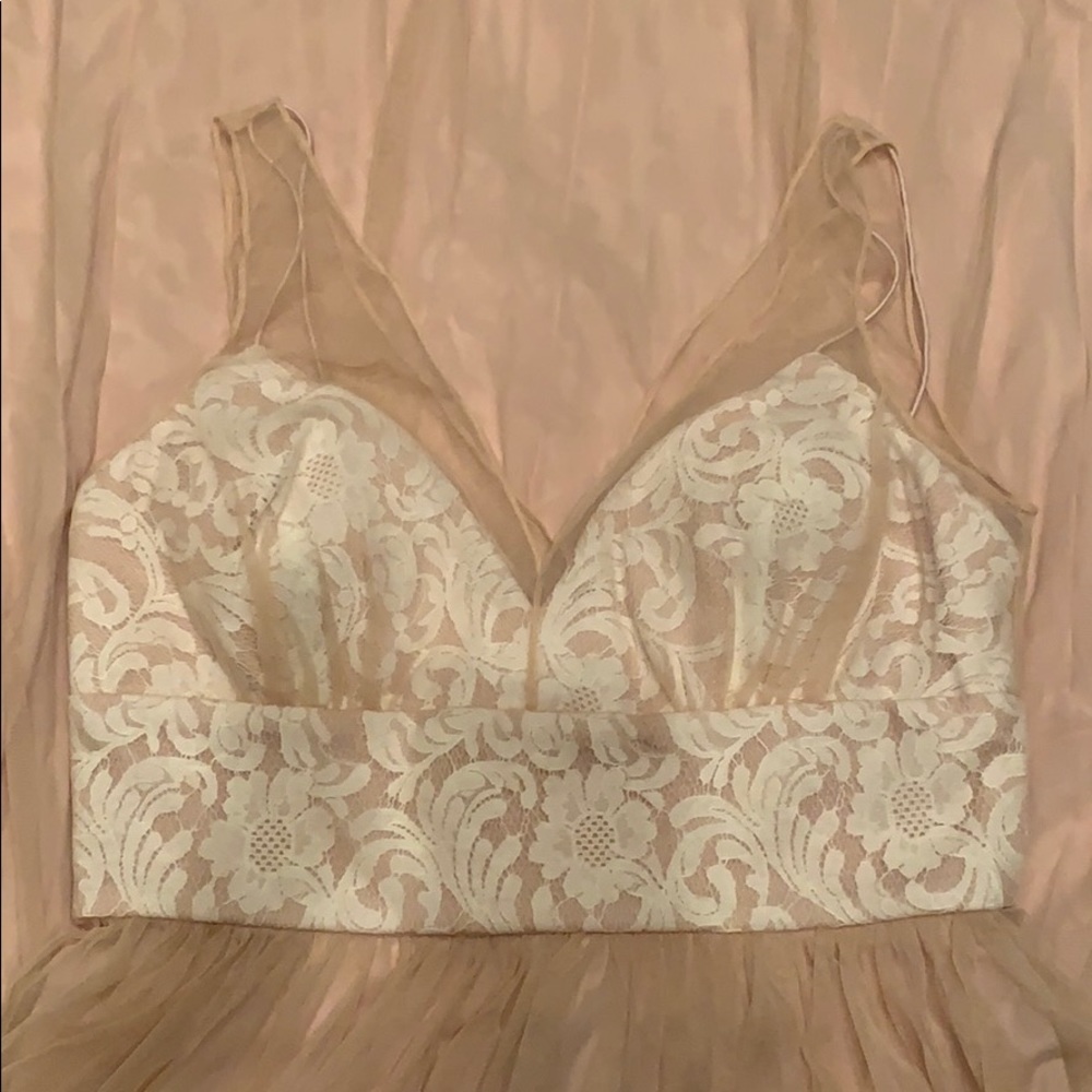 BHLDN blush dress